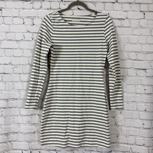 Outerknown Boatneck Dress TDP Denim Project Recycled Eco Conscious Stripe XS